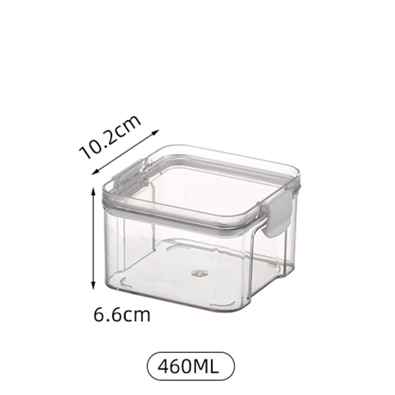 1PC Grain Jar Kitchen Sealed Container Food Fresh-keeping Box Refrigerator Organize Waterproof Durable Sealed Jar Large Capacity