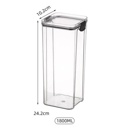 1PC Grain Jar Kitchen Sealed Container Food Fresh-keeping Box Refrigerator Organize Waterproof Durable Sealed Jar Large Capacity