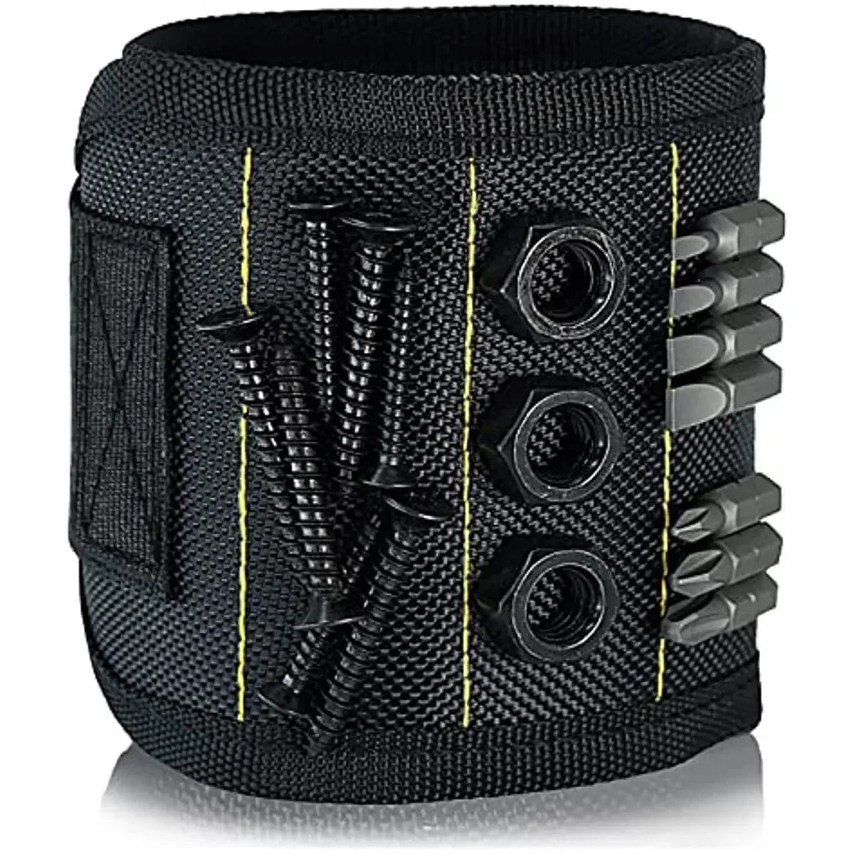 1PCS Magnetic Wristband for Holding Screws,Nails,Drilling Bits,Wrist Tool Holder Belts with Strong Magnets,Cool Gadgets for Men