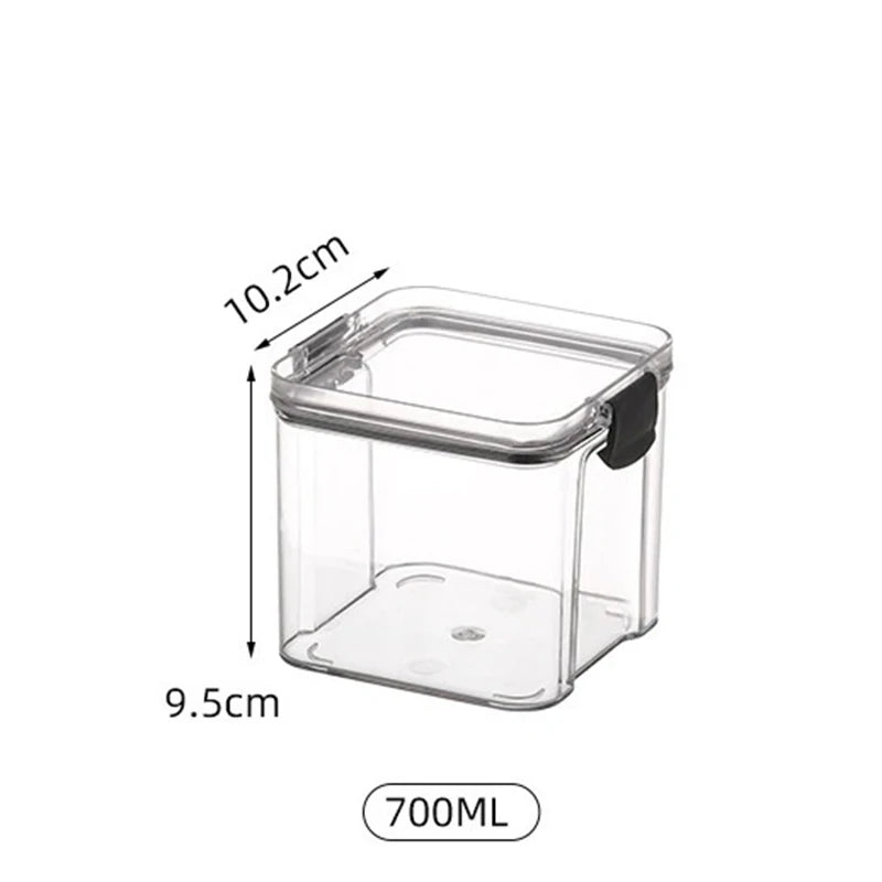 1PC Grain Jar Kitchen Sealed Container Food Fresh-keeping Box Refrigerator Organize Waterproof Durable Sealed Jar Large Capacity
