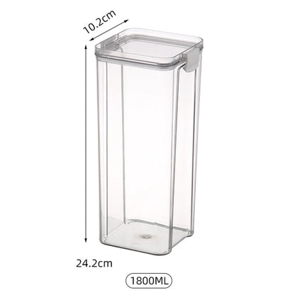 1PC Grain Jar Kitchen Sealed Container Food Fresh-keeping Box Refrigerator Organize Waterproof Durable Sealed Jar Large Capacity