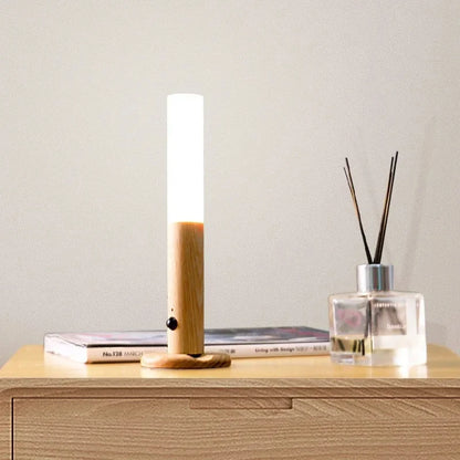 LED Night Light Smart Induction Magnetic Lamp USB Rechargeable Corridor Cabinet Household Toilet Wall Bedroom Stair Wall Lamp